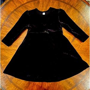 Lands’ End Girls Black Dress. Size 3T.